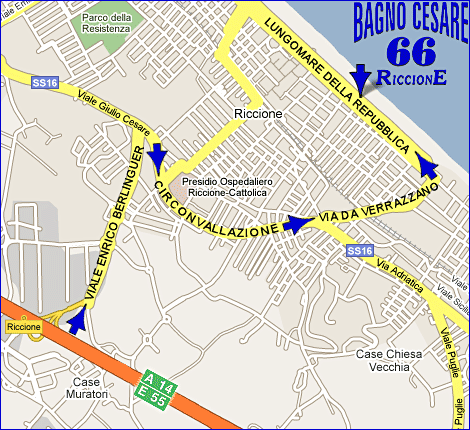 Spiaggia di Riccione, Stabilimenti Balneari Riccione, Bagni Riccione | Bagno Cesare 66